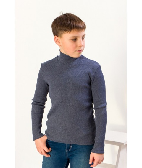 Turtleneck for a boy (teenager) Wear Your Own 134 Blue (6238-019-1-v1)