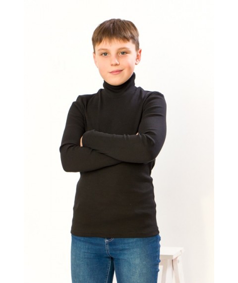Turtleneck for a boy (teen) Wear Your Own 146 Black (6238-019-1-v12)