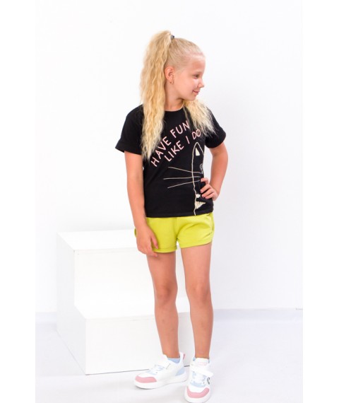 Shorts for girls Wear Your Own 134 Yellow (6242-057-v169)