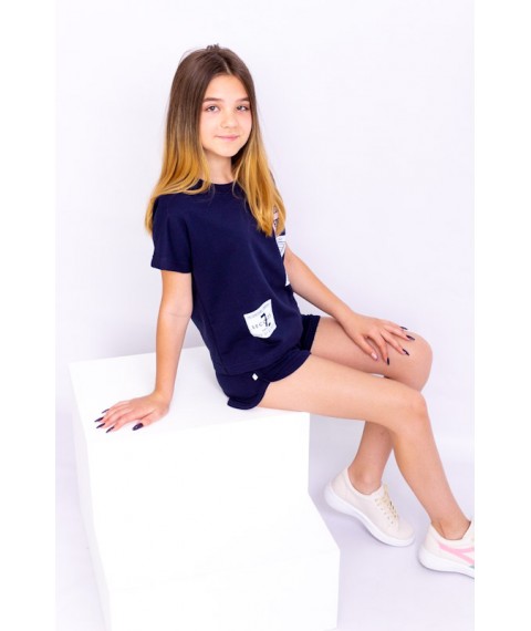 Set for a girl (teenager) Wear Your Own 146 Blue (6243-057-33-v13)