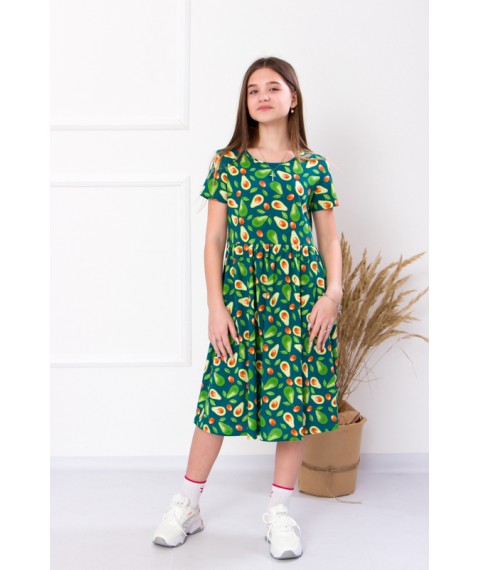 Dress for a girl (teenager) Wear Your Own 152 Green (6257-002-v6)