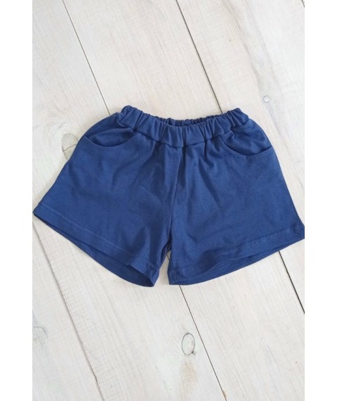 Shorts for girls Wear Your Own 122 Blue (6262-001-v33)