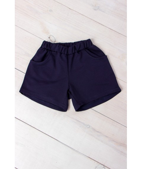 Shorts for girls Wear Your Own 122 Blue (6262-001-v38)