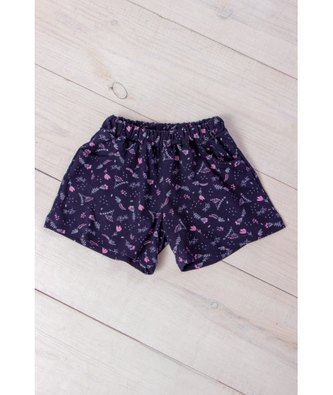 Shorts for girls Wear Your Own 116 Blue (6262-002-v56)
