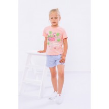 Shorts for girls Wear Your Own 134 Blue (6262-002-v0)