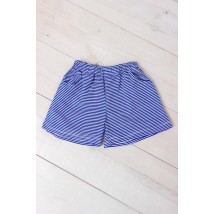 Shorts for girls Wear Your Own 134 Blue (6262-002-v4)