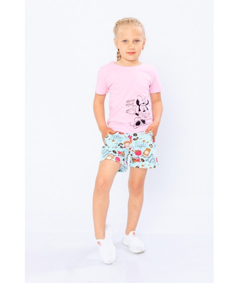 Shorts for girls Wear Your Own 122 Blue (6262-002-v30)