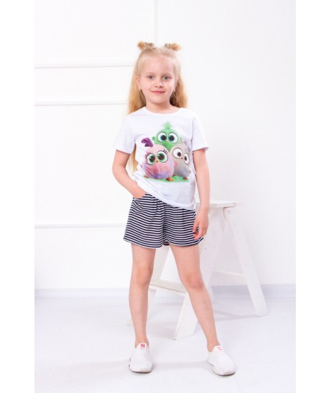 Shorts for girls Wear Your Own 110 Blue (6262-002-v76)