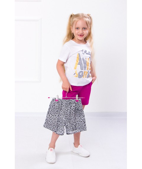 Set of two shorts for girls "Style" Wear Your Own 110 Pink (6262-1-v11)