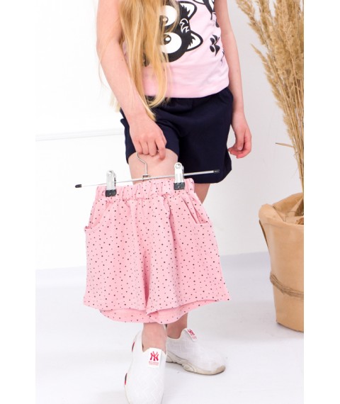 Комплект з двох шорт для дівчинки "Стиль" Носи Своє 110 Рожевий (6262-1-v10)