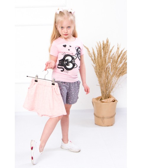 Set of two shorts for girls "Style" Wear Your Own 122 Pink (6262-1-v2)