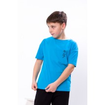 Футболка для хлопчика (підліткова) Носи Своє 158 Блакитний (6263-001-33Н-v13)