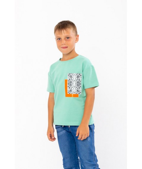T-shirt for a boy Wear Your Own 140 Green (6263-057-33-v17)