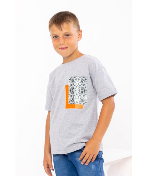 T-shirt for a boy Wear Your Own 170 Gray (6263-057-33-v0)