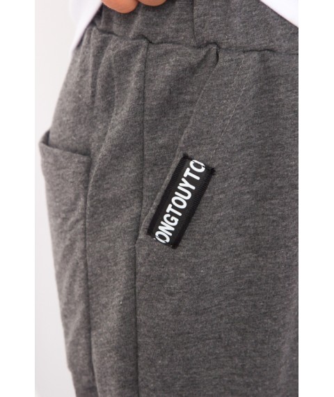 Pants for boys Wear Your Own 140 Gray (6266-057-v3)