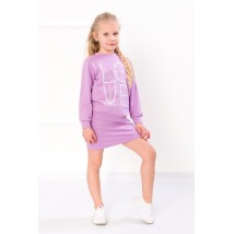 Set for a girl (jumper + skirt) Wear Your Own 110 Purple (6268-057-33-v25)