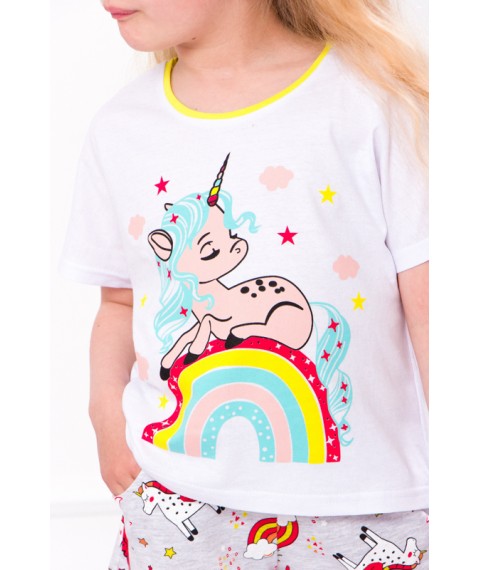 Kit for girls "Unicorn" Wear Your Own 86 White (6269-002-33-v24)
