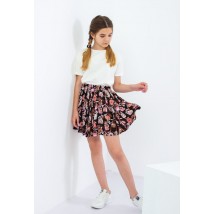 Skirt for a girl "Summer" Wear Your Own 170 Brown (6276-102-1-v0)