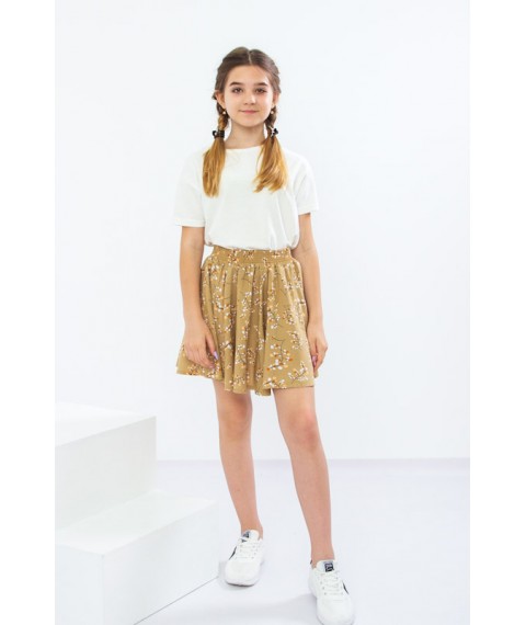 Skirt for a girl "Summer" Wear Your Own 146 Beige (6276-102-1-v14)