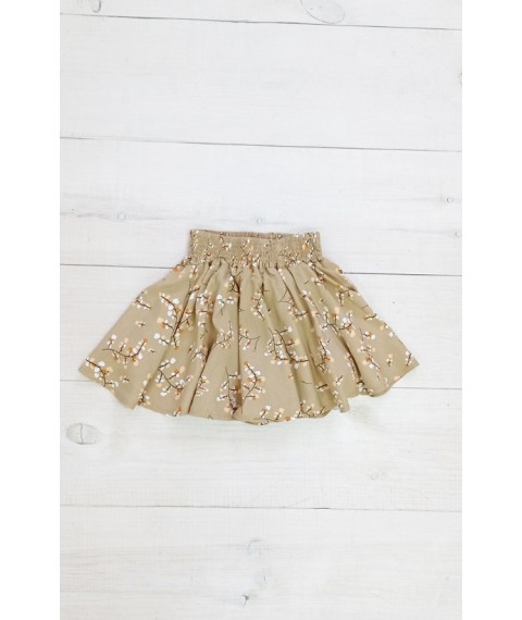 Skirt for a girl "Summer" Wear Your Own 110 Beige (6276-102-2-v8)