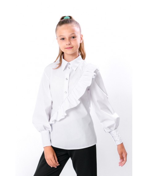 Blouse for girls Wear Your Own 146 White (6278-081-v3)
