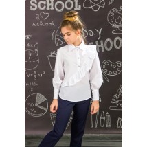 Blouse for girls Wear Your Own 122 White (6278-081-v0)