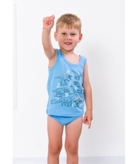 Set for a boy (shirt + underpants) Wear Your Own 134 Blue (6088-001-33-1-v12)