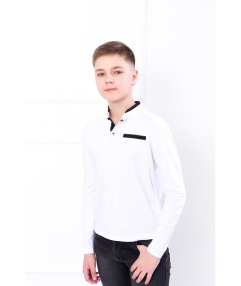 Jumper for a boy Wear Your Own 134 White (6290-052-v2)