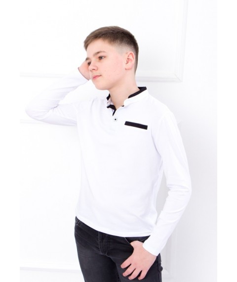 Jumper for a boy Wear Your Own 134 White (6290-052-v2)