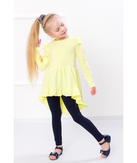 Girl's set (tunic + leggings) Wear Your Own 110 Yellow (6292-036-v1)