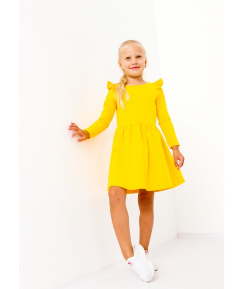 Dress for a girl Wear Your Own 116 Yellow (6293-036-v43)
