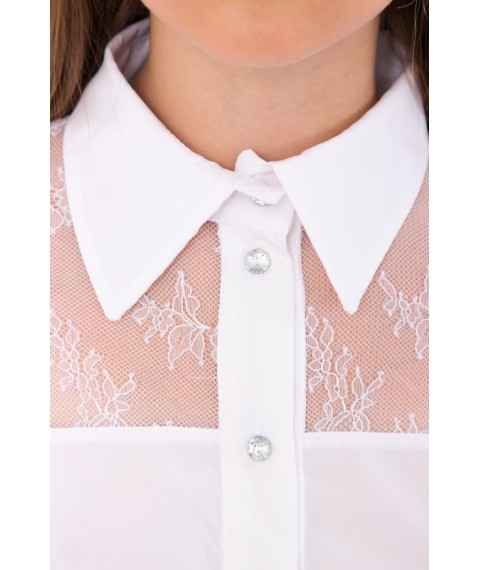 Блуза для дівчинки Носи Своє 134 Білий (6294-066-v4)