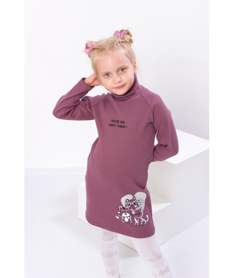 Dress for a girl Wear Your Own 128 Brown (6316-019-33-v13)