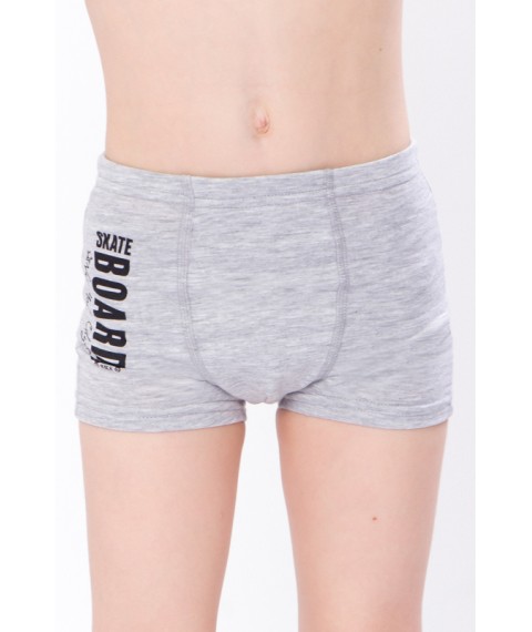 Boxer briefs for boys Wear Your Own 116 Gray (6317-036-33-4-v10)