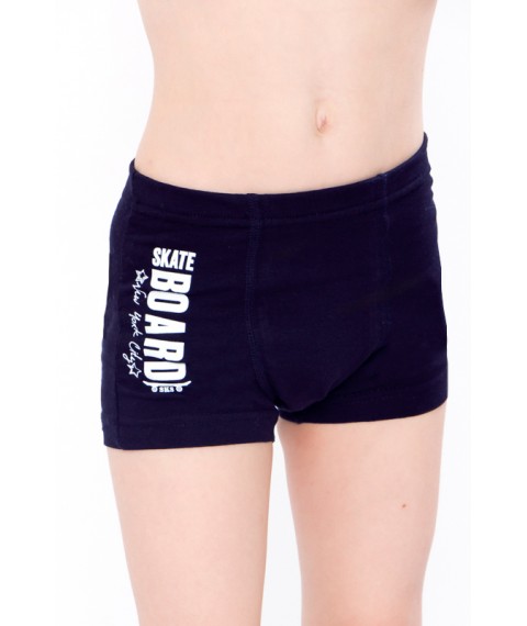 Boxer briefs for boys Wear Your Own 134 Blue (6317-036-33-4-v20)