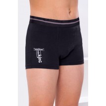 Boxer briefs for boys (teens) Wear Your Own 146 Black (6318-036-33-1-v3)