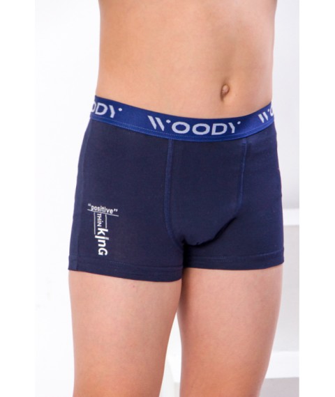 Boxer briefs for boys Wear Yours 128 Blue (6318-036-33-4-v17)