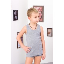 Set for a boy (shirt + boxers) Wear Your Own 122 Gray (6323-008-v0)