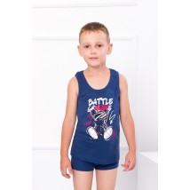 Set for a boy (shirt + boxers) Wear Your Own 98 Blue (6323-008-33-v0)