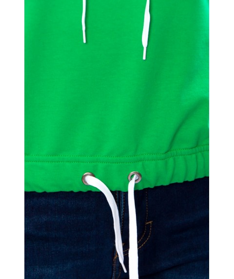 Jumper for girls (teens) Wear Your Own 158 Green (6329-057-33-v11)