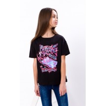 T-shirt for girls (teens) Wear Your Own 170 Black (6333-001-33-v12)