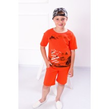 Set for a boy (T-shirt + breeches) Wear Your Own 158 Orange (6336-057-33-1-v0)
