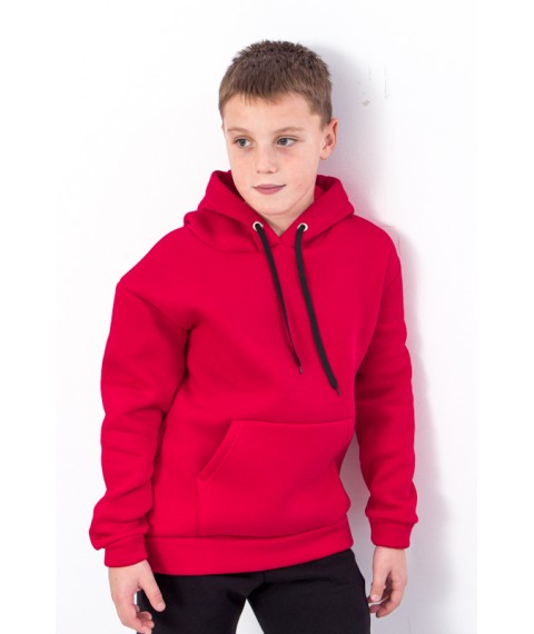 Boy's hoodie (teen) Wear Your Own 170 Red (6338-025-v38)