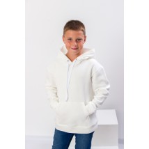 Boy's Hoodie (Teen) Wear Your Own 134 White (6338-025-v1)