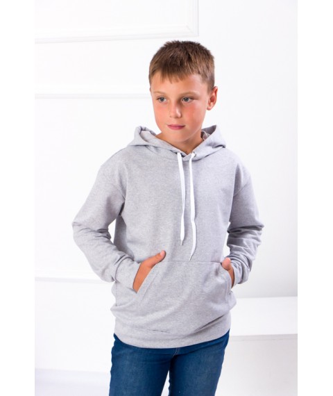 Hoodie for a boy Wear Your Own 170 Gray (6338-057-v16)