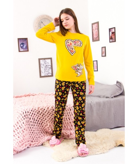Pajamas for girls (teens) Wear Your Own 140 Yellow (6347-002-33-2-v0)
