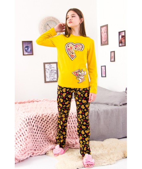 Pajamas for girls (teens) Wear Your Own 164 Yellow (6347-002-33-2-v4)