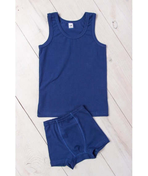 Set for a boy (shirt + boxers) Wear Your Own 158 Blue (6348-036-v44)