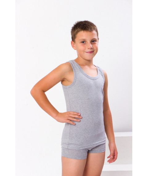 Set for a boy (shirt + boxers) Wear Your Own 164 Gray (6348-036-v47)