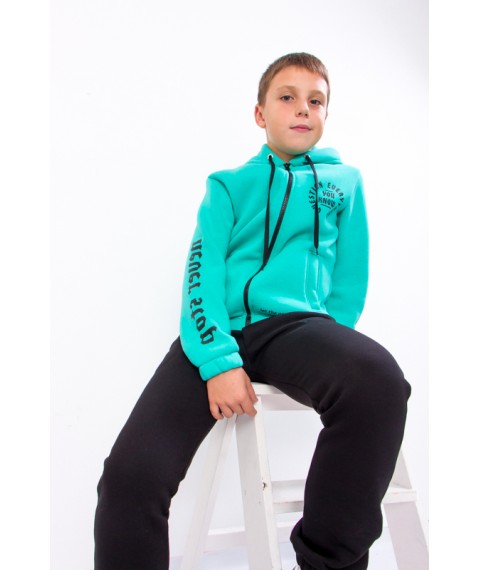 Jumper for boys with a zipper (teenager) Wear Your Own 134 Blue (6350-025-33-1-v3)